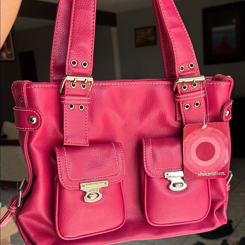 Xhilaration Fuchsia Shoulder Bag